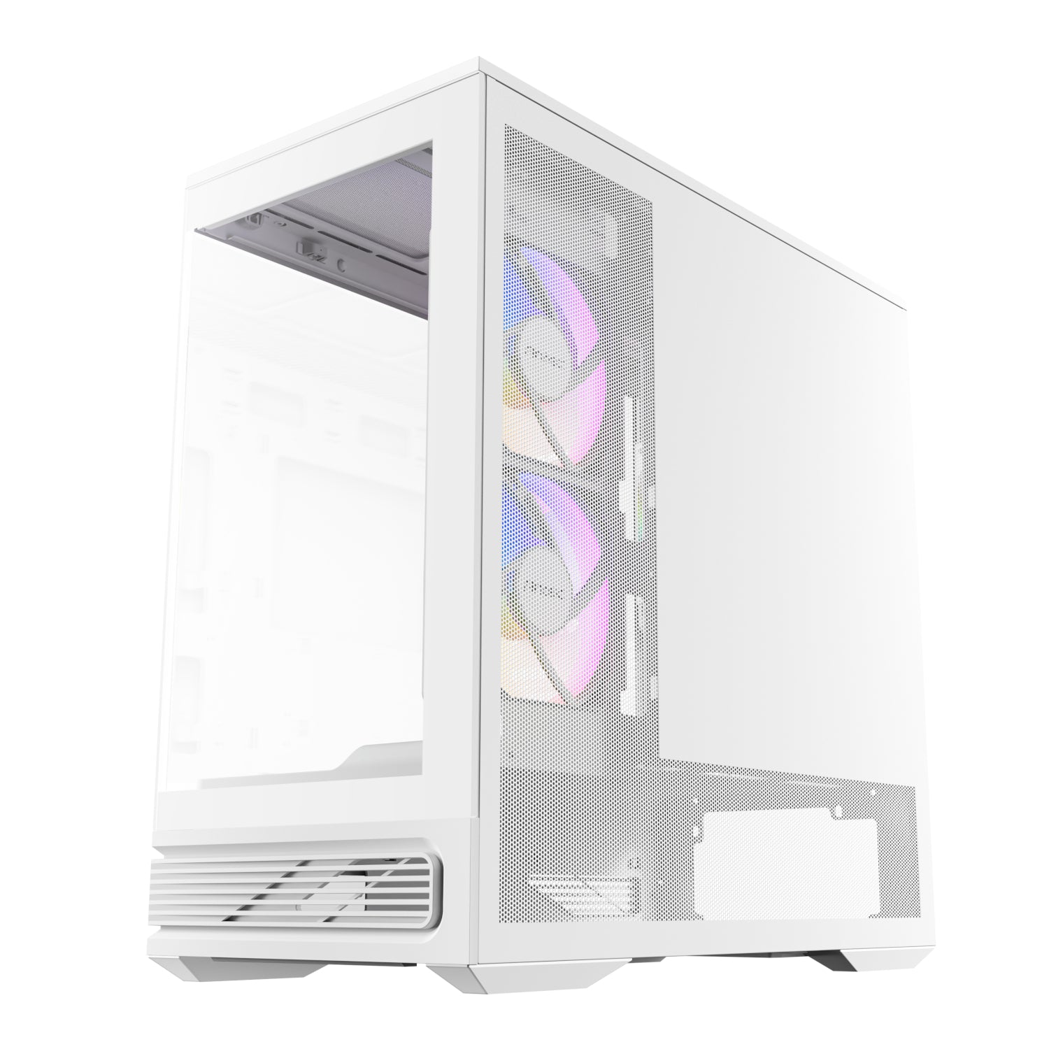 Image 3 for Antec C2M ARGB Compact Micro-ATX Gaming Chassis - White
