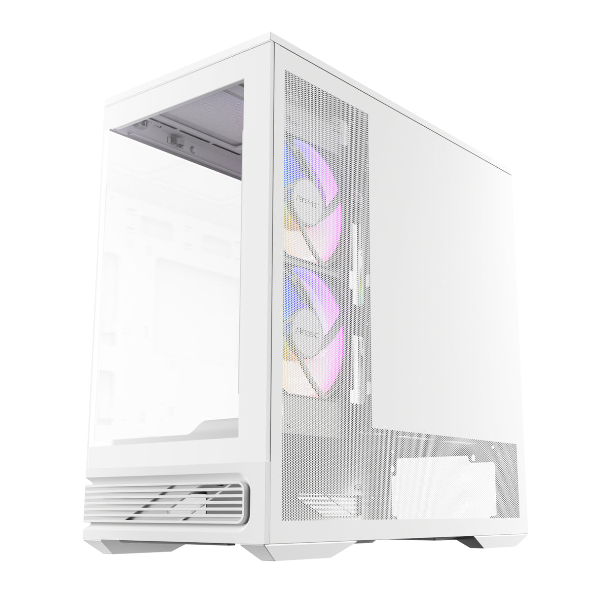 Image 3 for Antec C2M ARGB Compact Micro-ATX Gaming Chassis - White