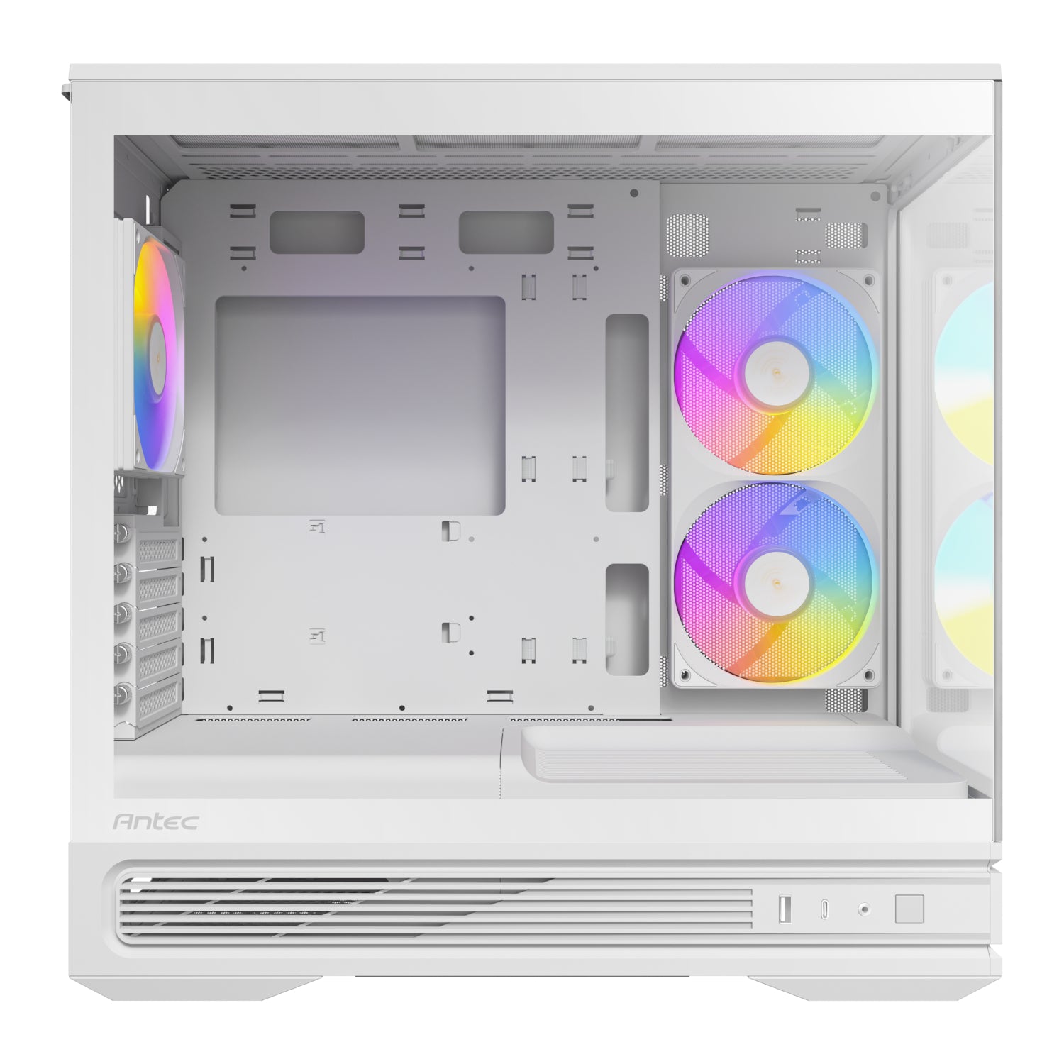 Image 5 for Antec C2M ARGB Compact Micro-ATX Gaming Chassis - White