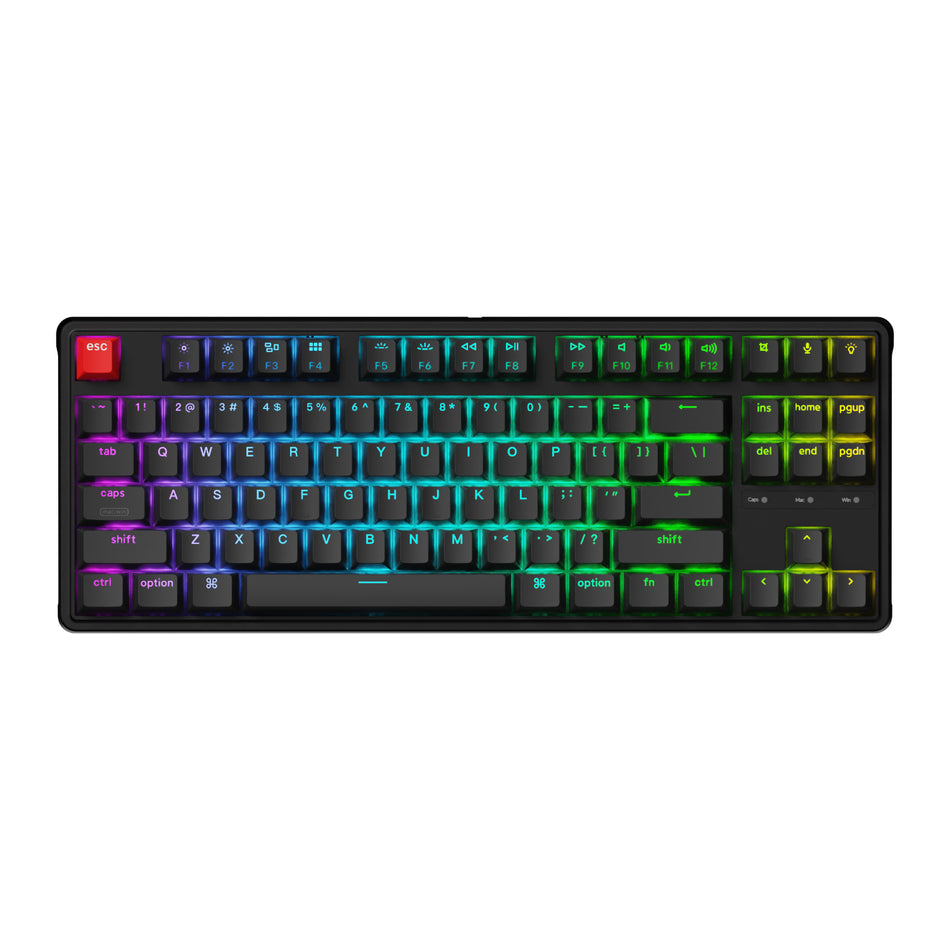 Image 2 for Keychron C3 Pro 8K QMK RGB Wired Mechanical Keyboard (80% Layout, Red Super Switch Hot-Swappable)