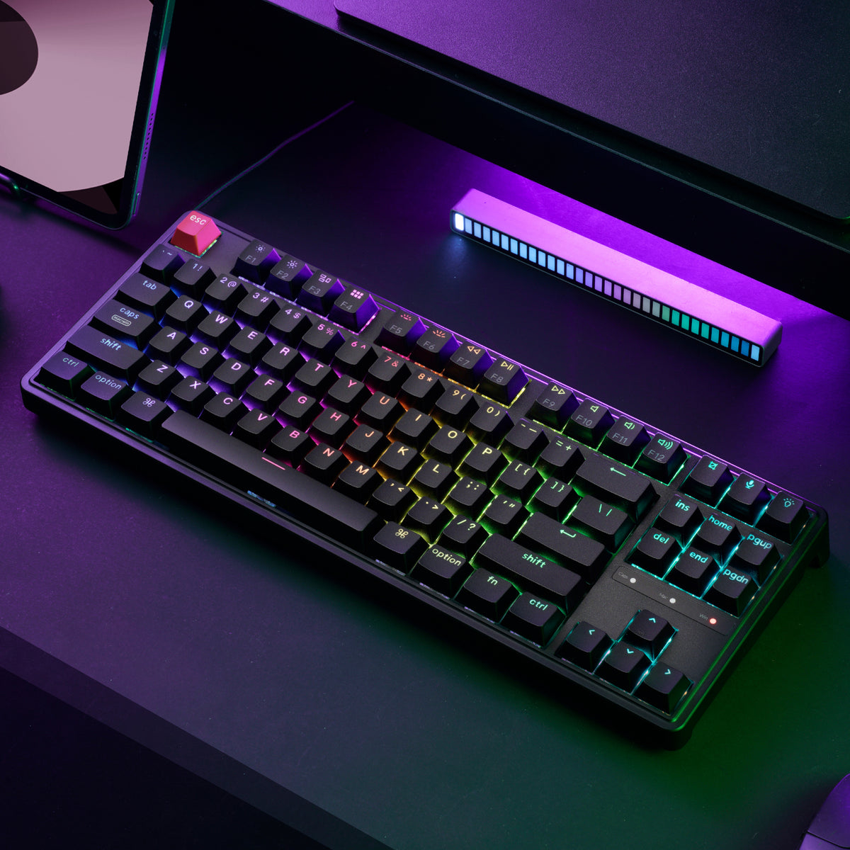Image 5 for Keychron C3 Pro 8K QMK RGB Wired Mechanical Keyboard (80% Layout, Red Super Switch Hot-Swappable)