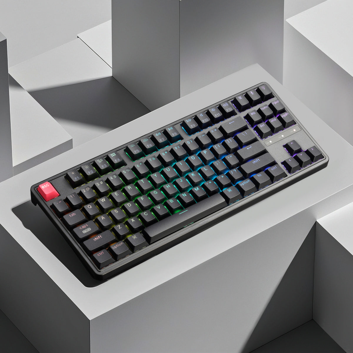 Image 6 for Keychron C3 Pro 8K QMK RGB Wired Mechanical Keyboard (80% Layout, Red Super Switch Hot-Swappable)