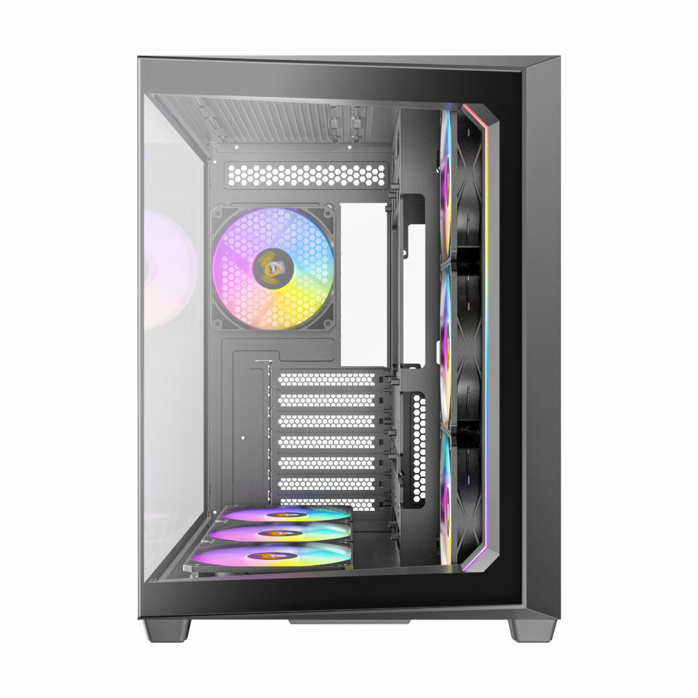 Image 3 for Antec C5 ARGB ATX DUAL Mid Tower Gaming Chassis – Black