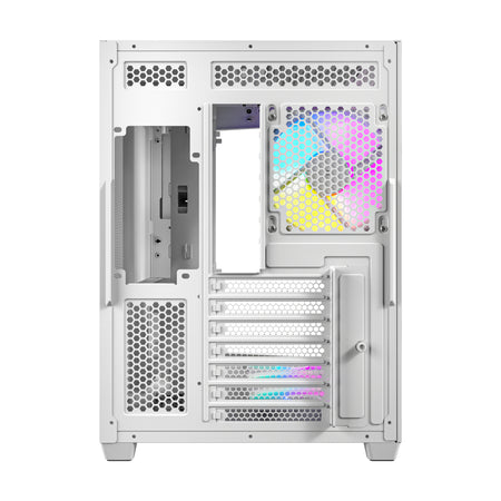 Image 2 for Antec C5 ARGB ATX DUAL Mid Tower Gaming Chassis – White