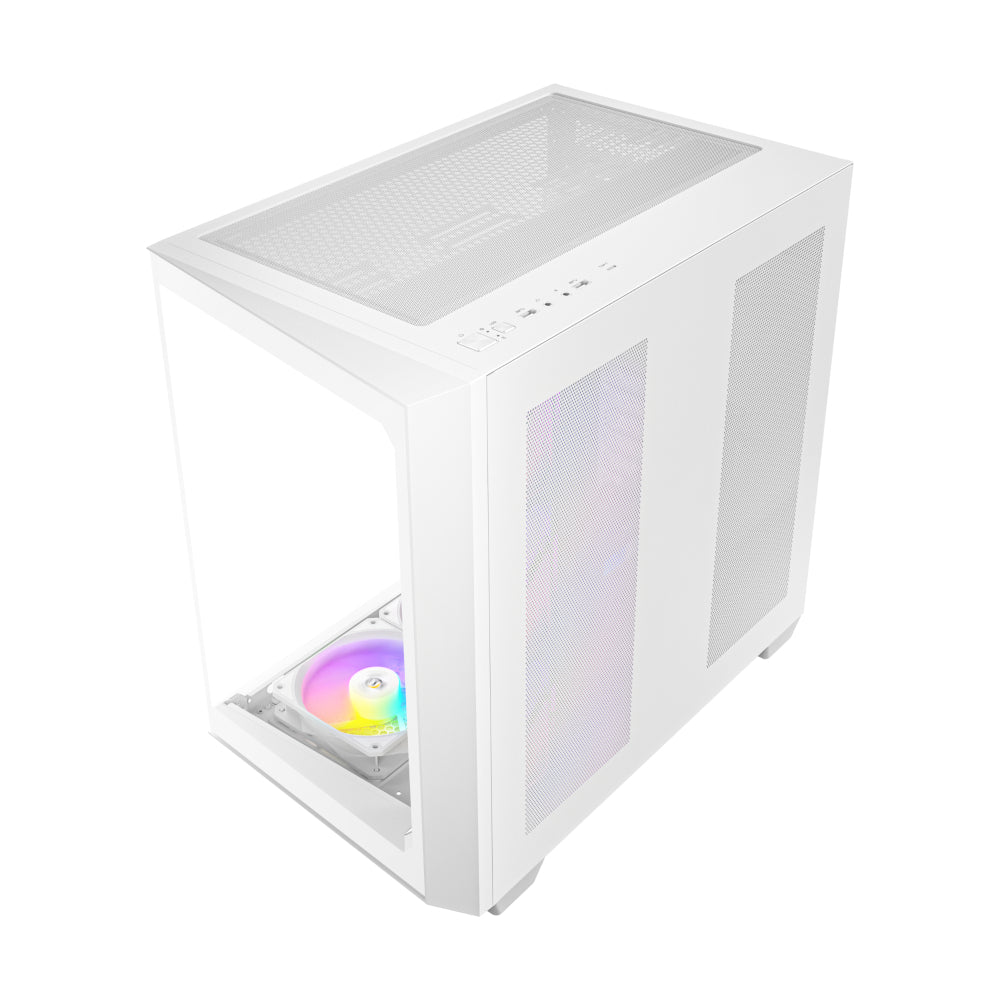 Image 6 for Antec C5 ARGB ATX DUAL Mid Tower Gaming Chassis – White