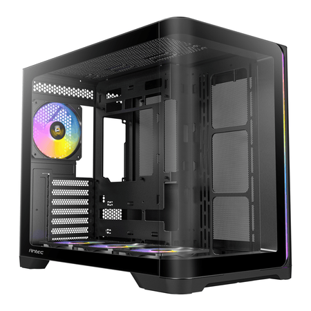 Image 1 for Antec C5 CURVED ARGB ATX | Micro-ATX | ITX ARGB Dual Chamber Mid-Tower Gaming Chassis - Black