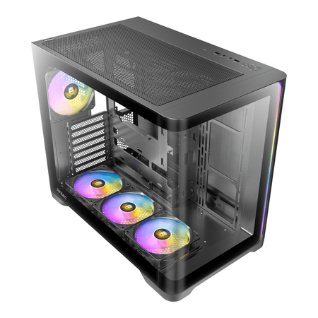 Image 4 for Antec C5 CURVED ARGB ATX | Micro-ATX | ITX ARGB Dual Chamber Mid-Tower Gaming Chassis - Black