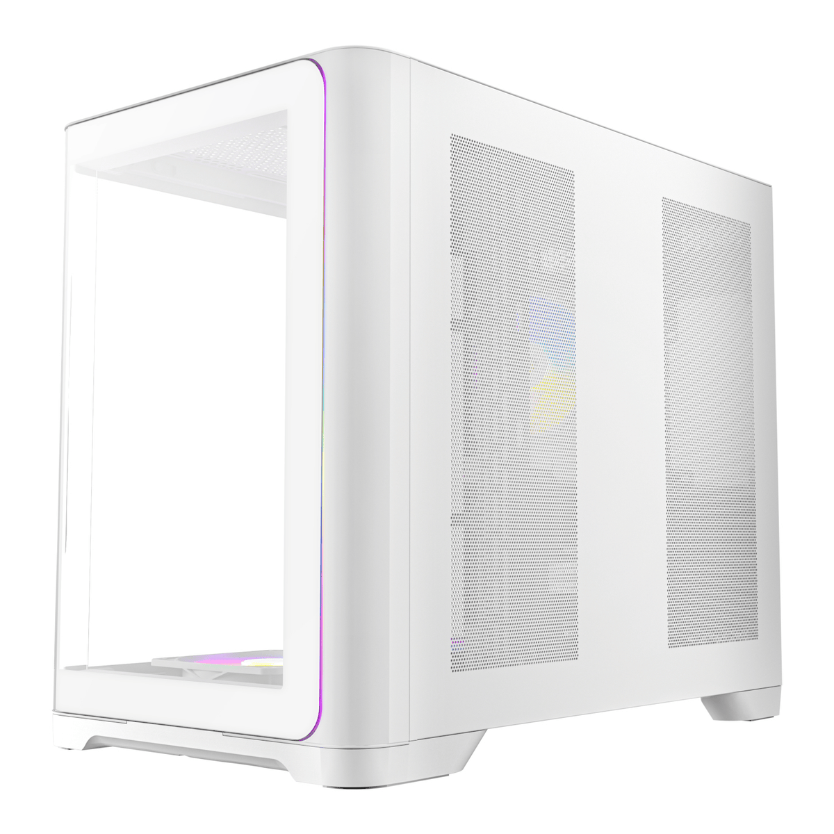 Image 3 for Antec C5 CURVED ARGB ATX | Micro-ATX | ITX ARGB Dual Chamber Mid-Tower Gaming Chassis - White