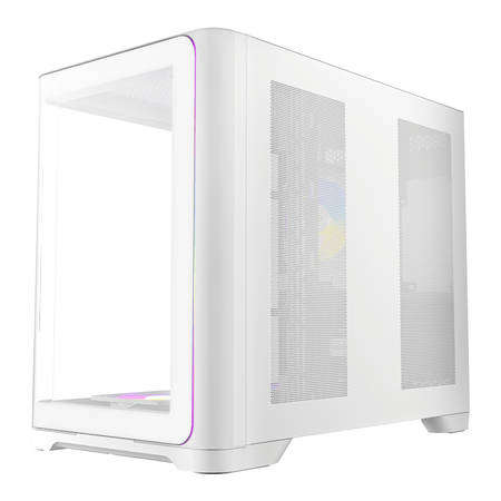 Image 3 for Antec C5 CURVED ARGB ATX | Micro-ATX | ITX ARGB Dual Chamber Mid-Tower Gaming Chassis - White