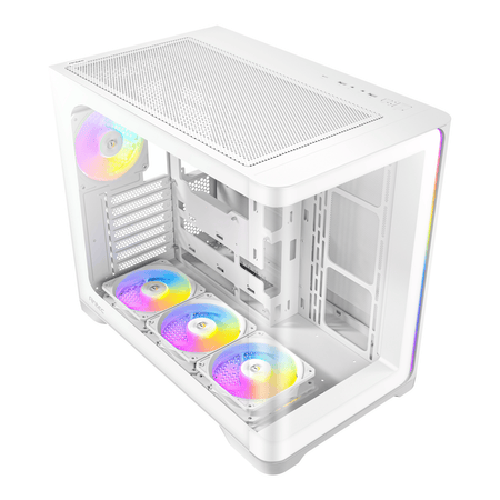 Image 4 for Antec C5 CURVED ARGB ATX | Micro-ATX | ITX ARGB Dual Chamber Mid-Tower Gaming Chassis - White