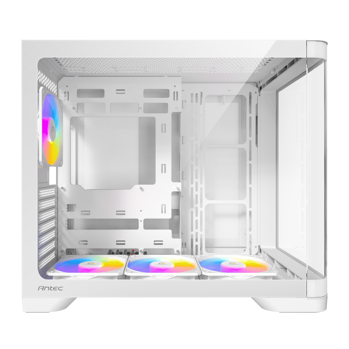 Image 6 for Antec C5 CURVED ARGB ATX | Micro-ATX | ITX ARGB Dual Chamber Mid-Tower Gaming Chassis - White