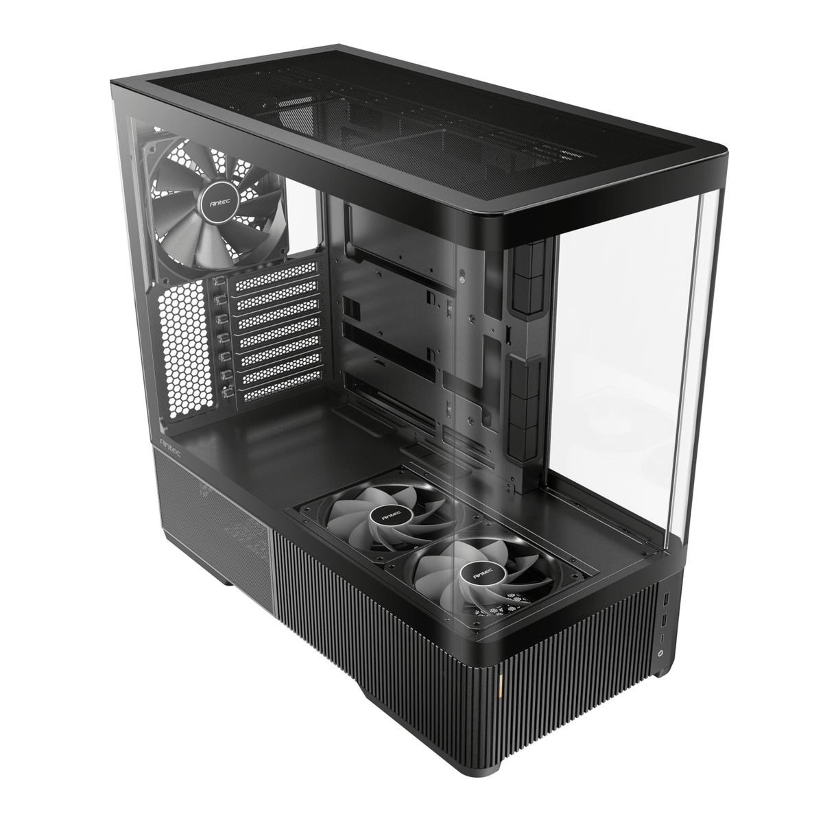 Image 4 for Antec C6 CURVED AIR ATX | Micro-ATX | ITX Mid-Tower Gaming Chassis - Black