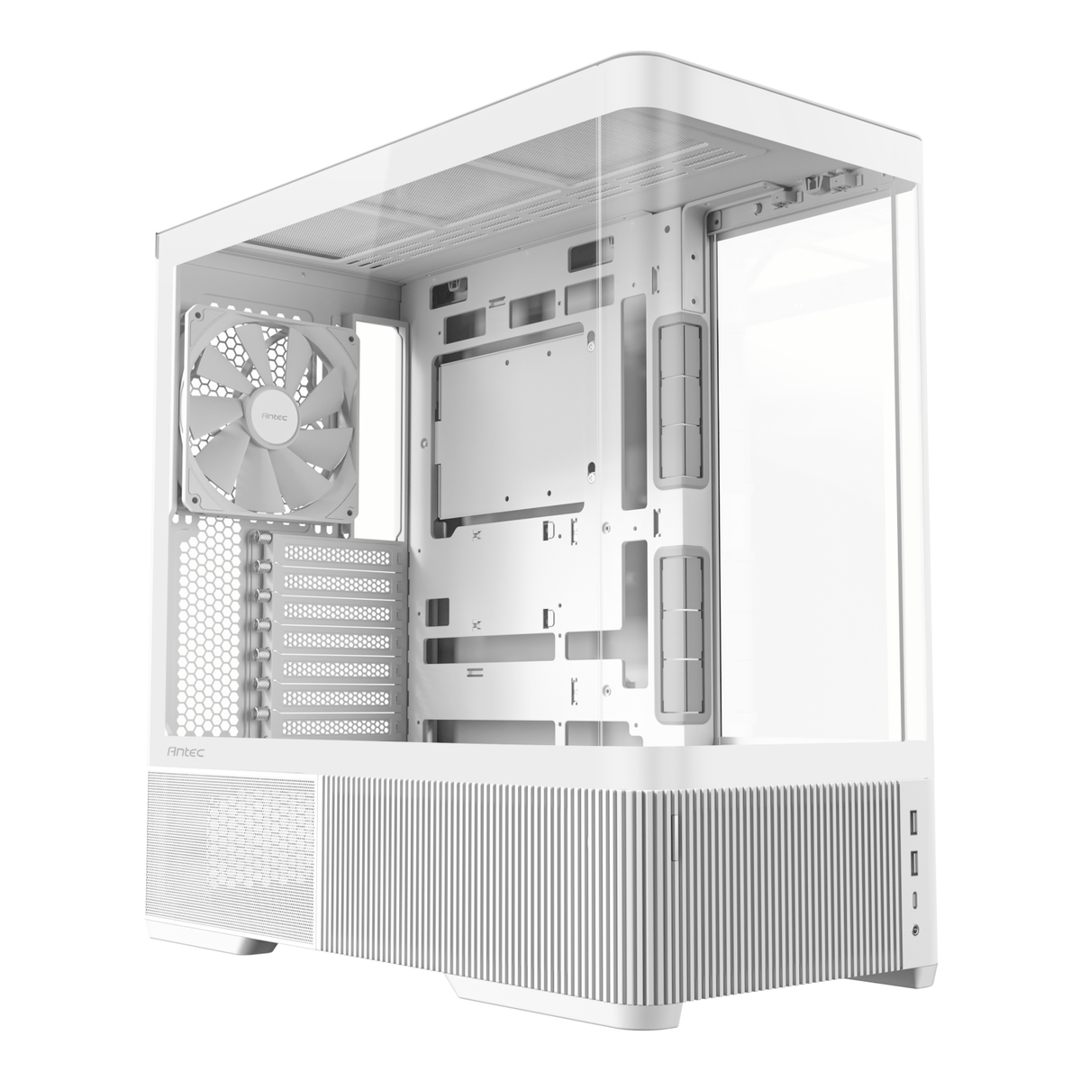 Image 1 for Antec C6 CURVED AIR ATX | Micro-ATX | ITX Mid-Tower Gaming Chassis - White