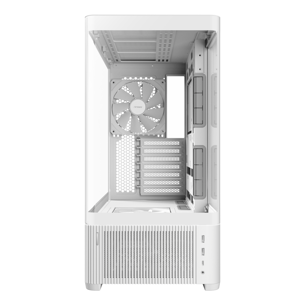 Image 2 for Antec C6 CURVED AIR ATX | Micro-ATX | ITX Mid-Tower Gaming Chassis - White