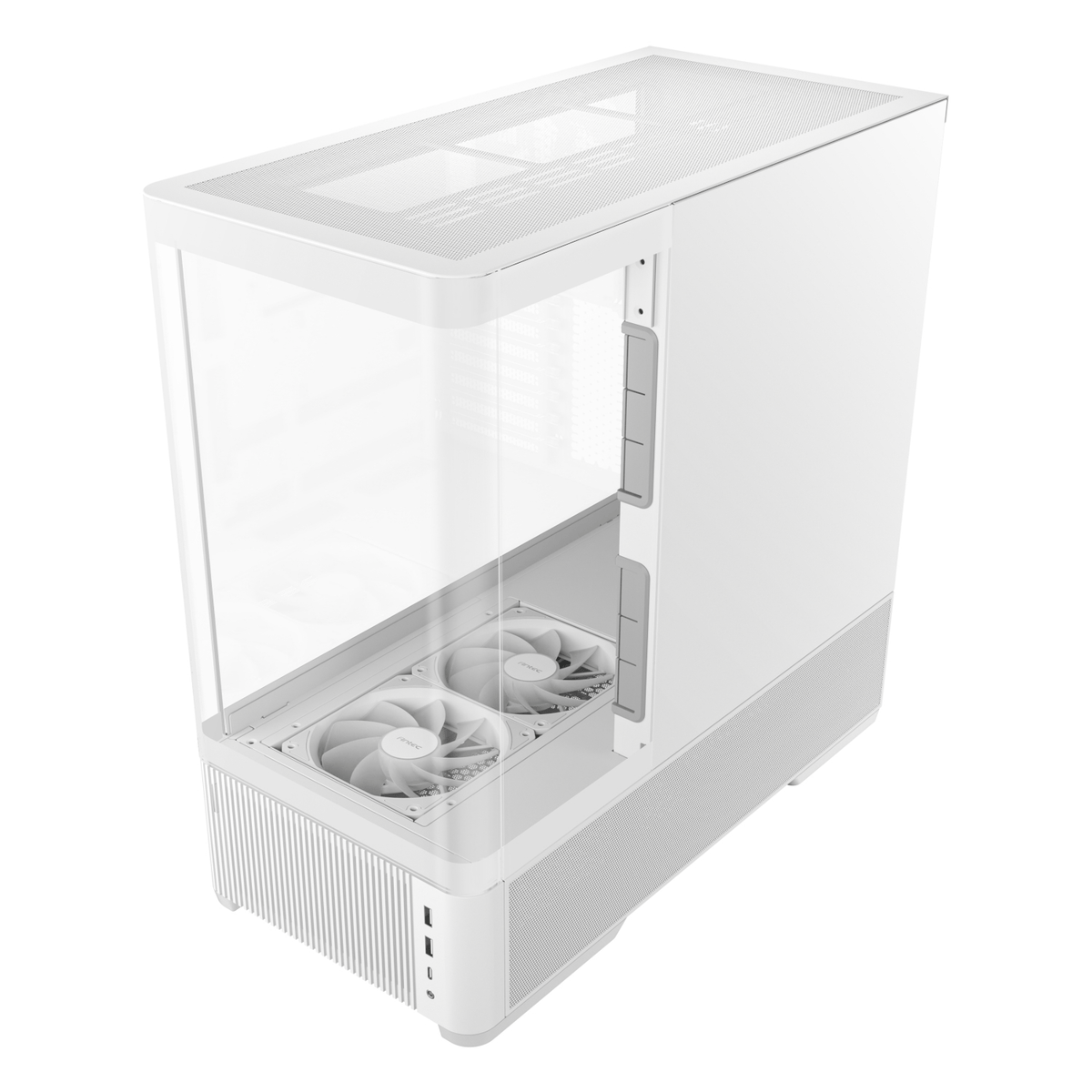 Image 3 for Antec C6 CURVED AIR ATX | Micro-ATX | ITX Mid-Tower Gaming Chassis - White