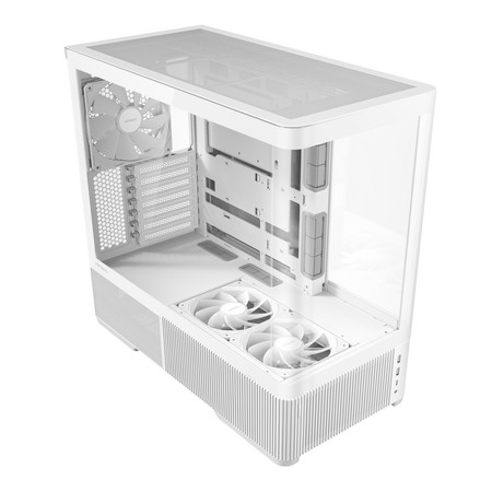 Image 4 for Antec C6 CURVED AIR ATX | Micro-ATX | ITX Mid-Tower Gaming Chassis - White