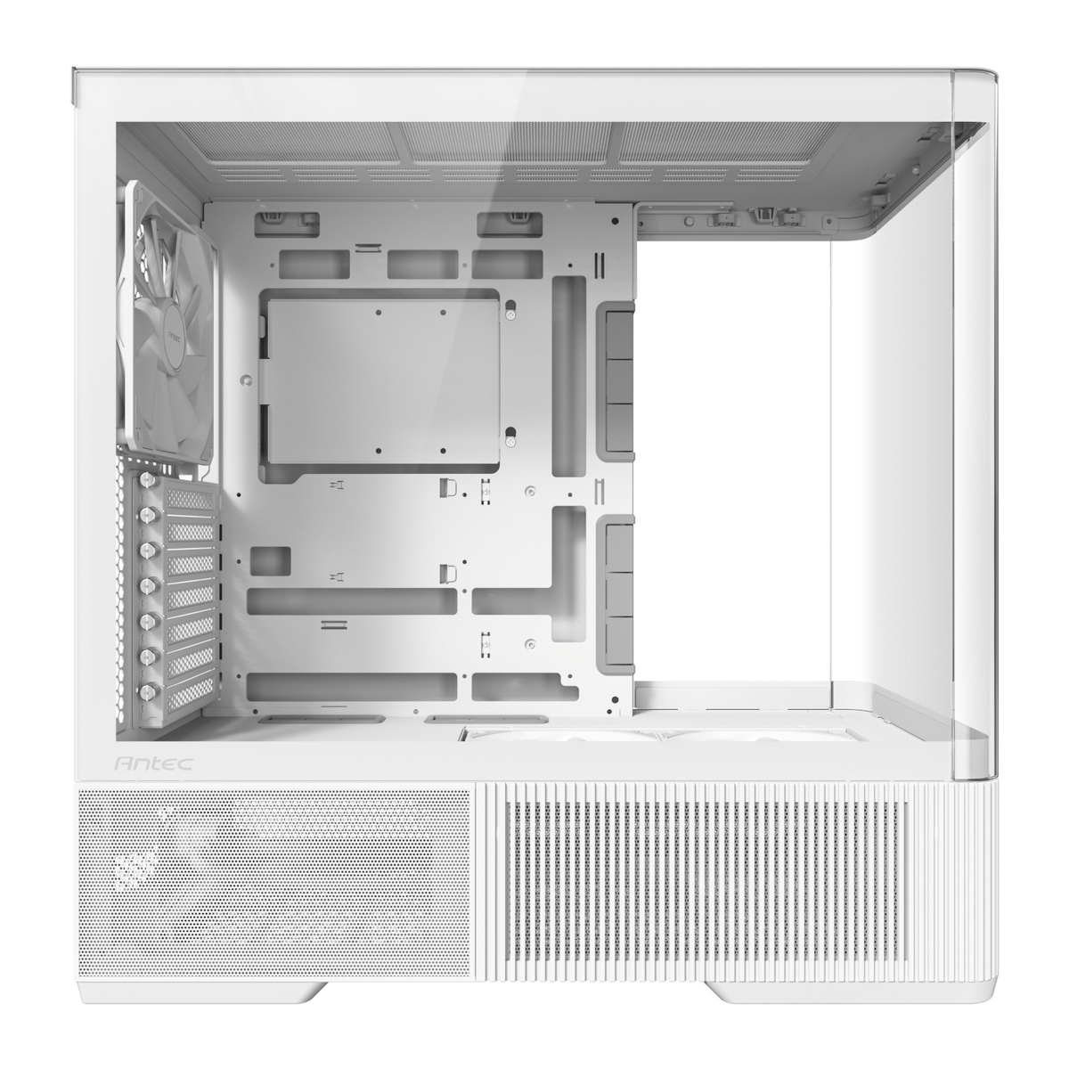 Image 6 for Antec C6 CURVED AIR ATX | Micro-ATX | ITX Mid-Tower Gaming Chassis - White
