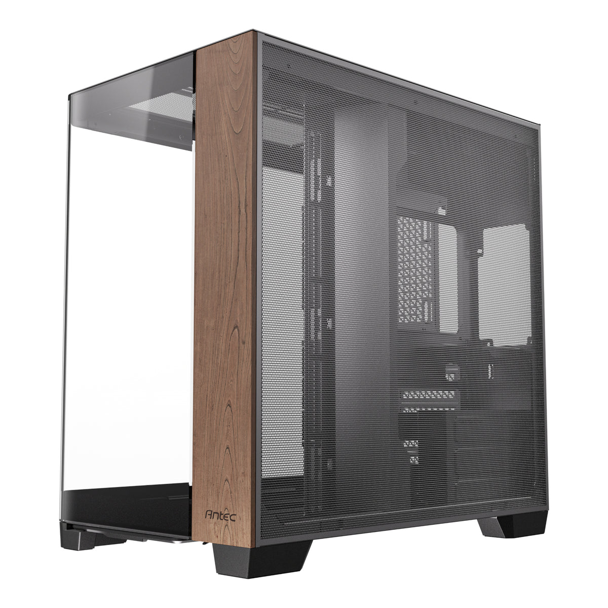 Image 3 for Antec C8 Curved Wood E-ATX | ATX | Micro-ATX | ITX Dual Chamber Gaming Chassis - Black