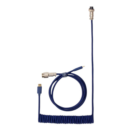 Image 2 for Keychron Coiled Aviator Blue Cable