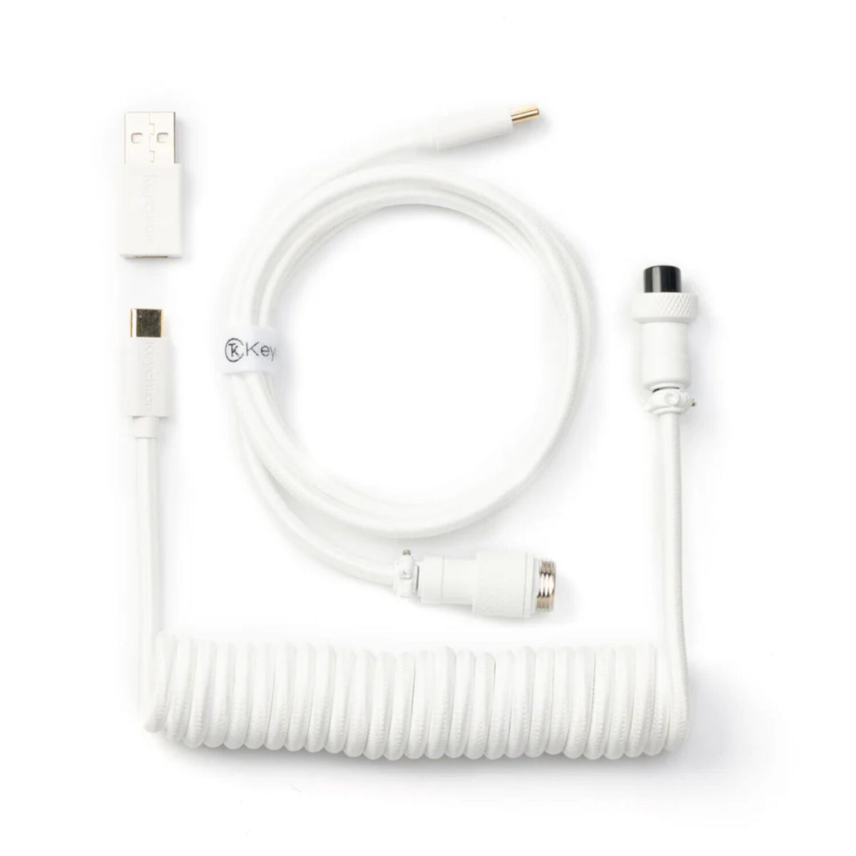 Image 2 for Keychron Coiled Aviator White Cable