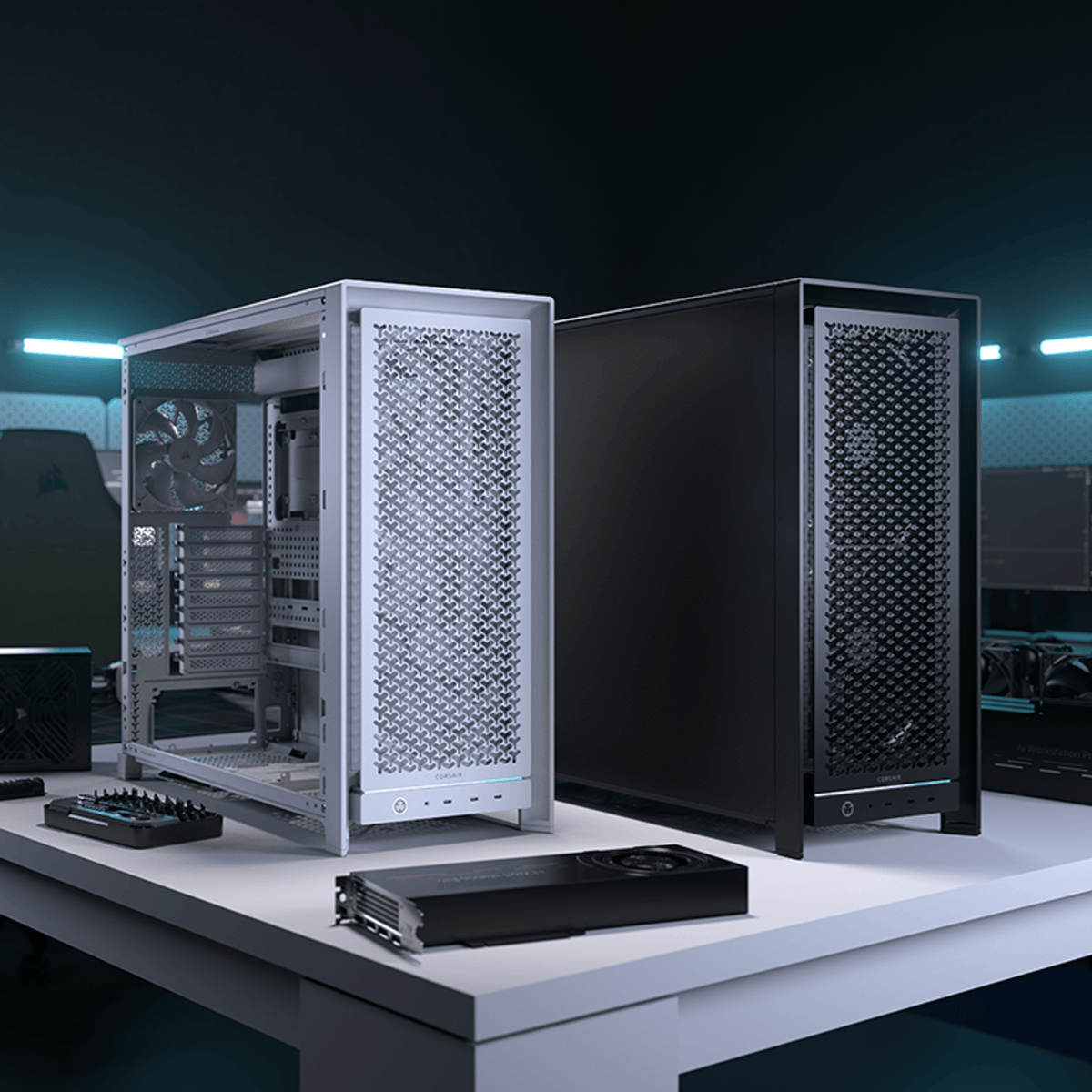 Image 7 for Corsair FRAME 5000D WORKSTATION Modular Mid-Tower PC Case