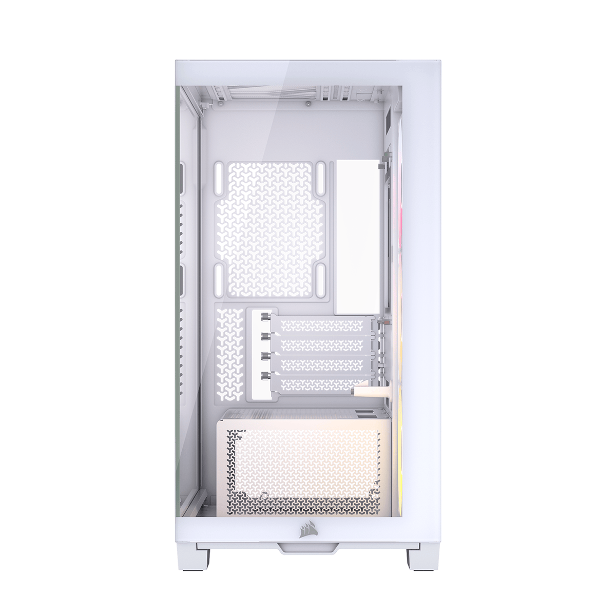 Image 2 for Corsair 2800X RS-R ARGB Micro-ATX PC Case – White