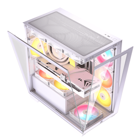 Image 4 for Corsair 2800X RS-R ARGB Micro-ATX PC Case – White