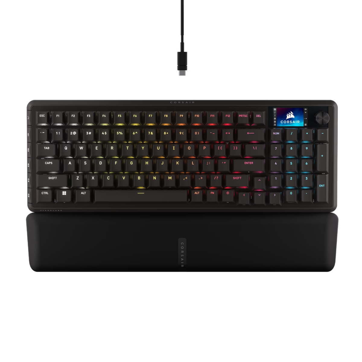 Image 1 for Corsair VANGUARD 96 Mechanical Gaming Keyboard, CORSAIR MLX Plasma - Black