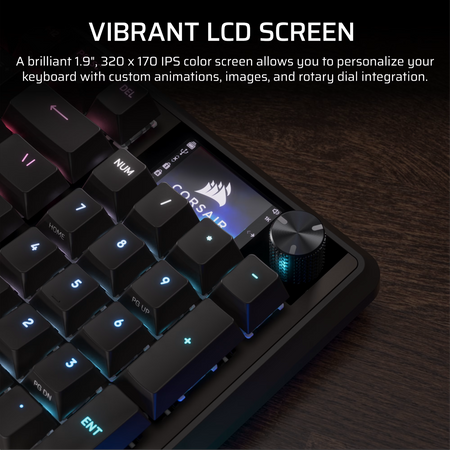 Image 4 for Corsair VANGUARD 96 Mechanical Gaming Keyboard, CORSAIR MLX Plasma - Black