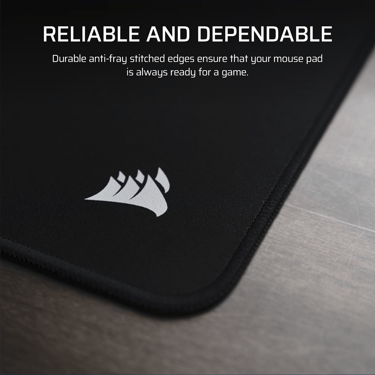 Image 3 for Corsair MM Anti-fray Cloth Gaming Mouse Pad XL - Black