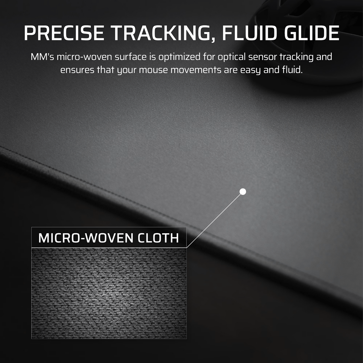 Image 5 for Corsair MM Anti-fray Cloth Gaming Mouse Pad XL - Gray