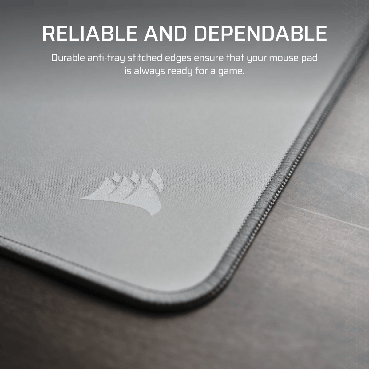 Image 5 for Corsair MM Anti-fray Cloth Medium Gaming Mouse Pad – Gray