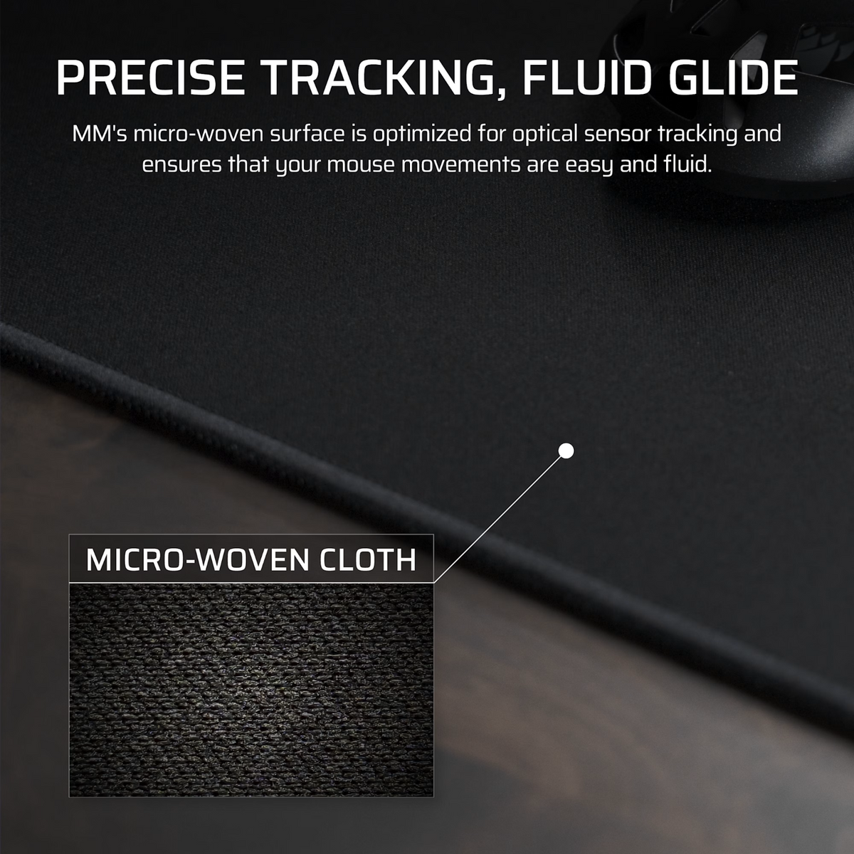 Image 5 for Corsair MM Anti-fray Cloth Gaming Mouse Pad 3XL - Black