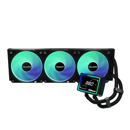 Image 2 for ASRock Challenger 360 Digital AIO Liquid Cooler - Black