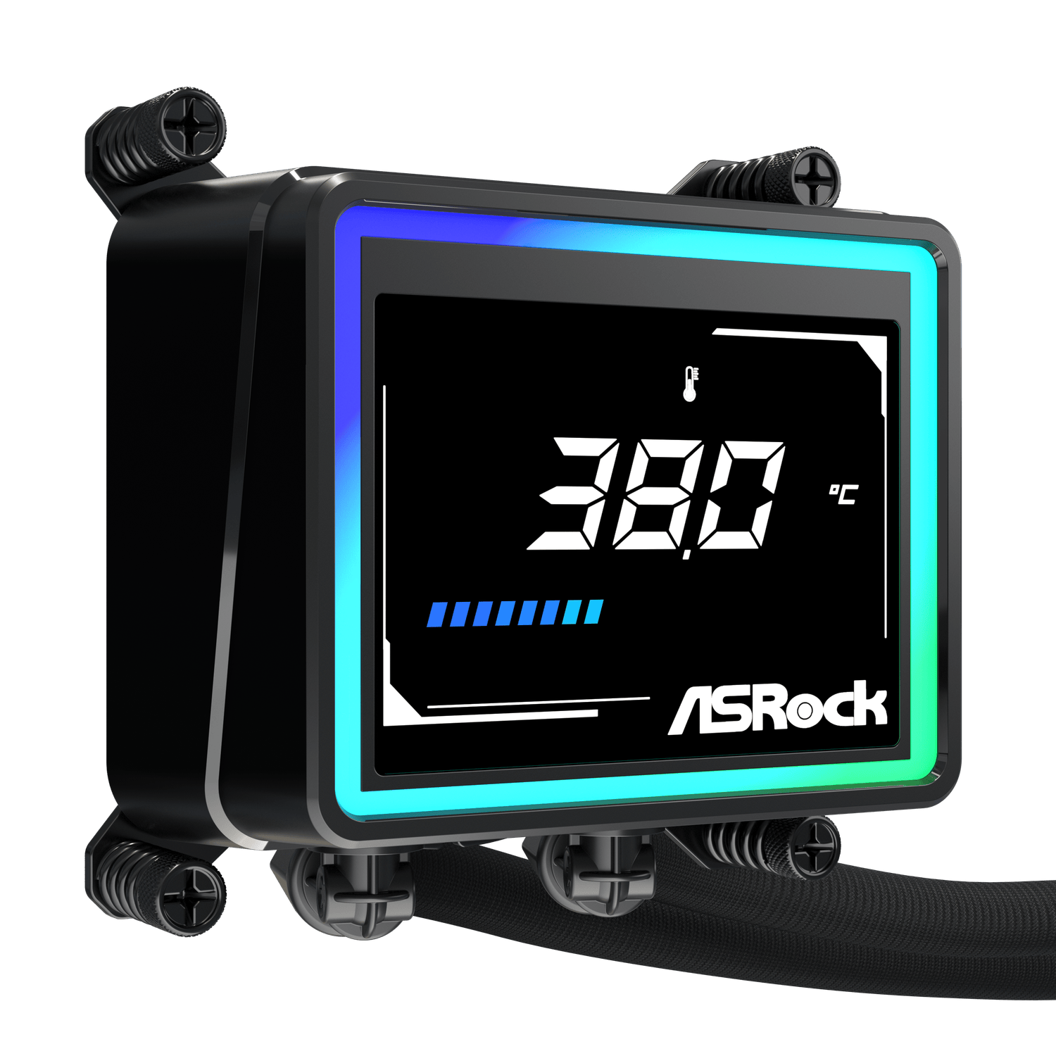 Image 3 for ASRock Challenger 360 Digital AIO Liquid Cooler - Black