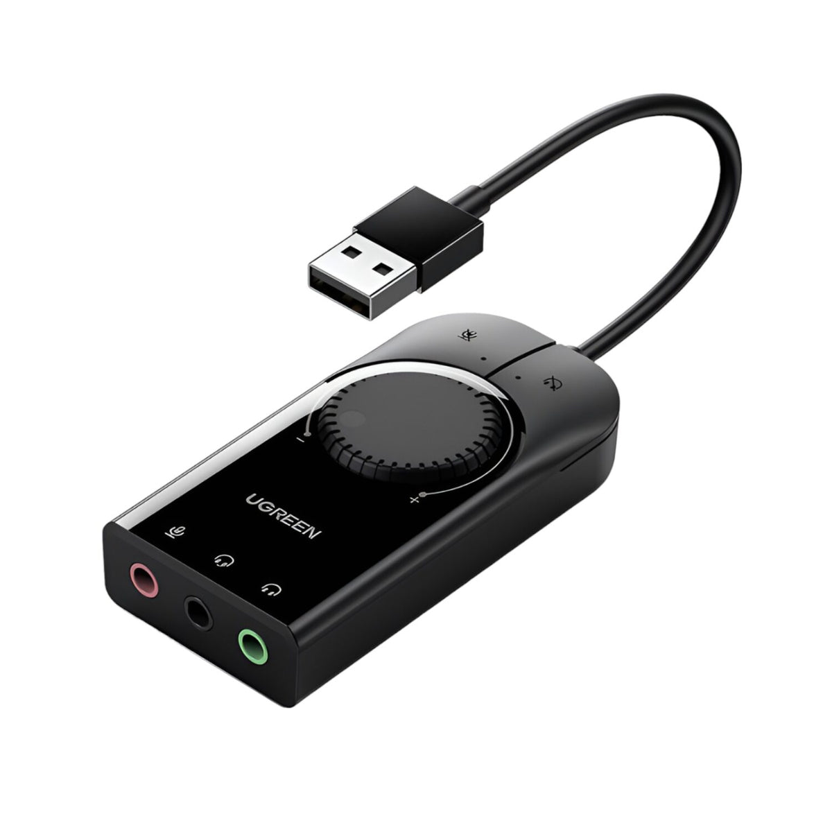 Image 2 for UGREEN CM129-40964 USB-A to 3.5mm External Stereo Sound Adapter - Black
