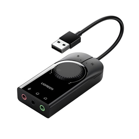 Image 2 for UGREEN CM129-40964 USB-A to 3.5mm External Stereo Sound Adapter - Black