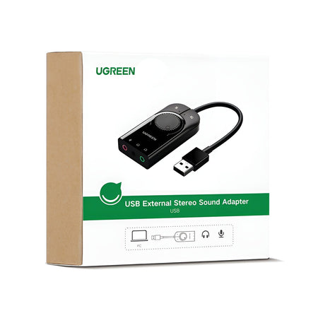 Image 6 for UGREEN CM129-40964 USB-A to 3.5mm External Stereo Sound Adapter - Black