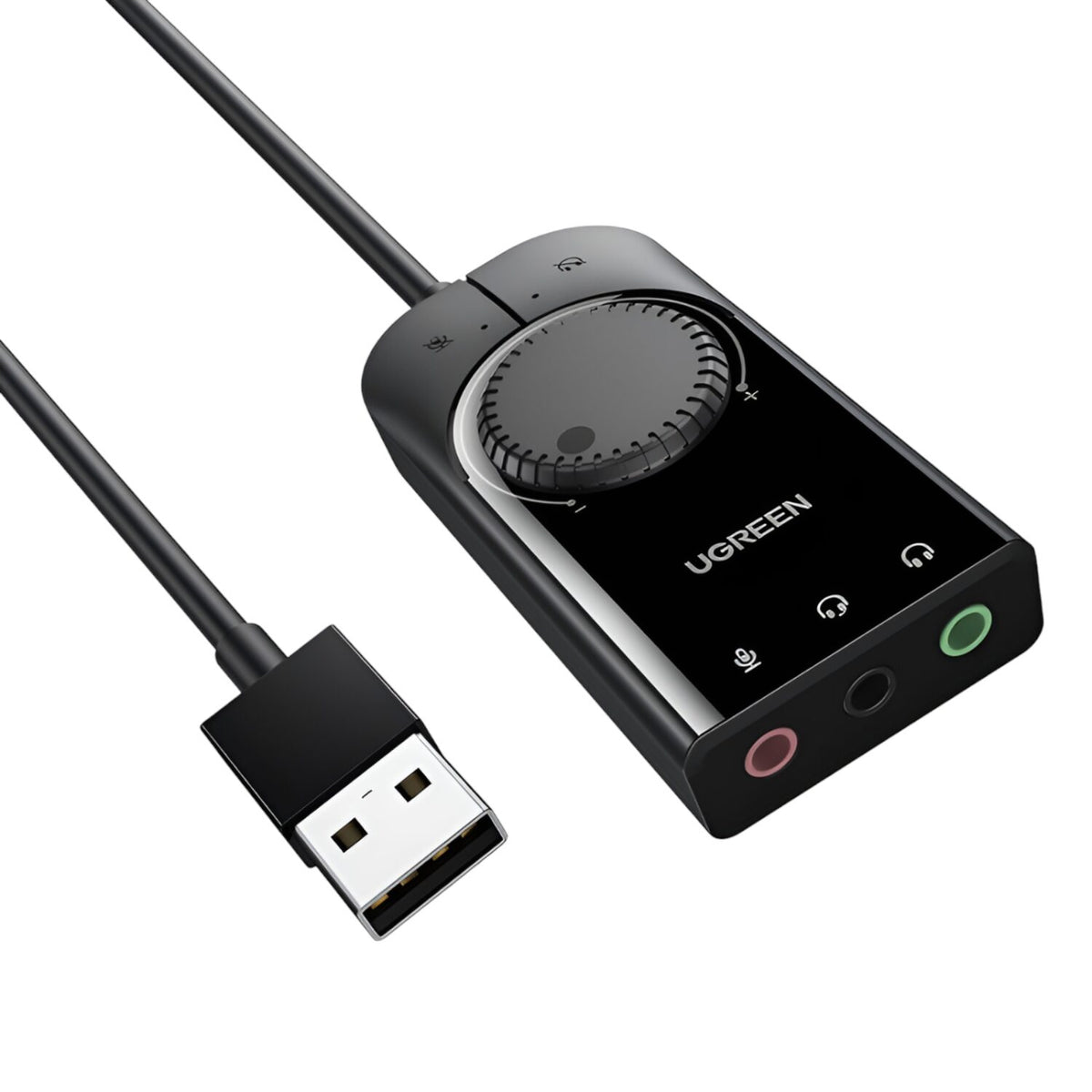 Image 1 for UGREEN CM129-40964 USB-A to 3.5mm External Stereo Sound Adapter - Black