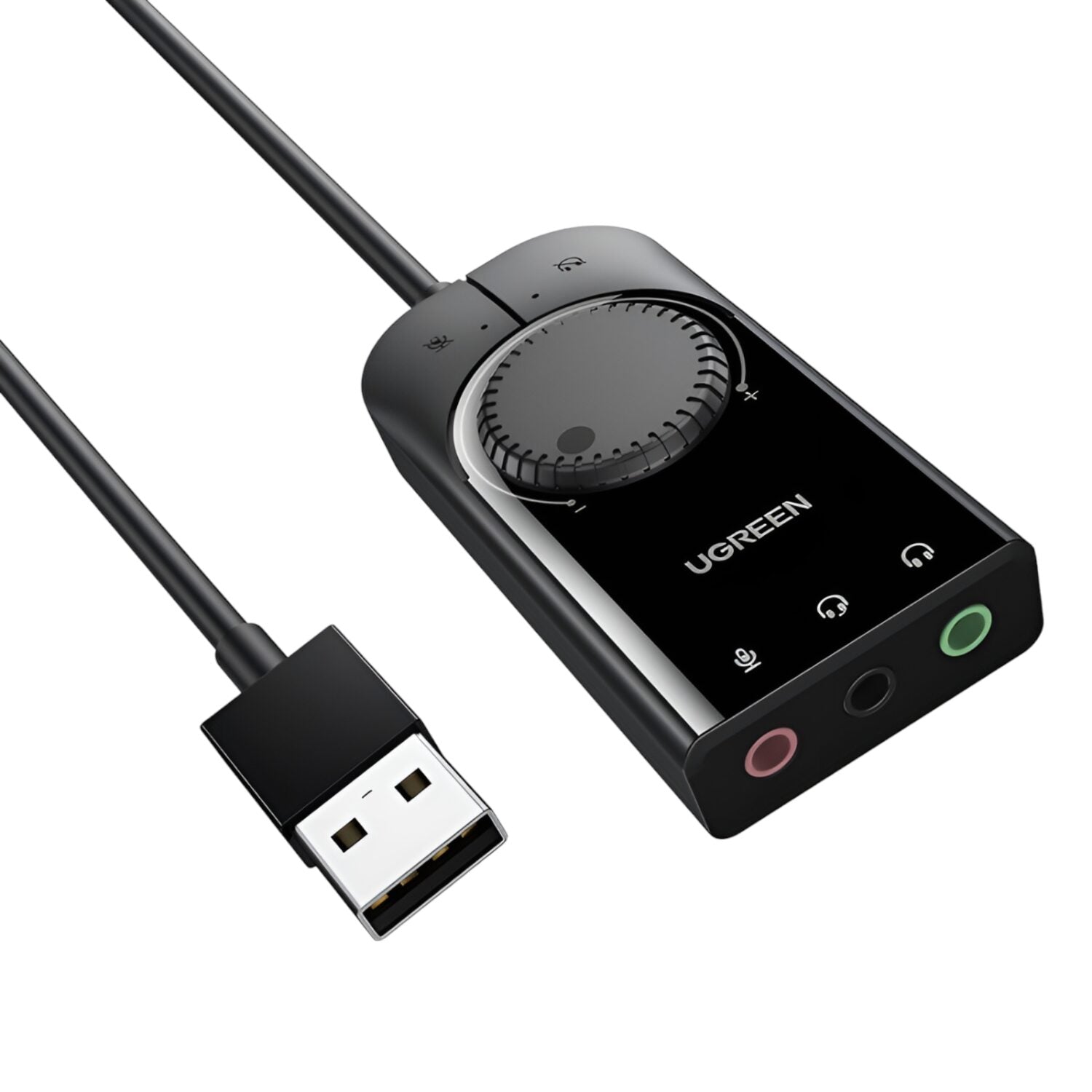 Image 1 for UGREEN CM129-40964 USB-A to 3.5mm External Stereo Sound Adapter - Black
