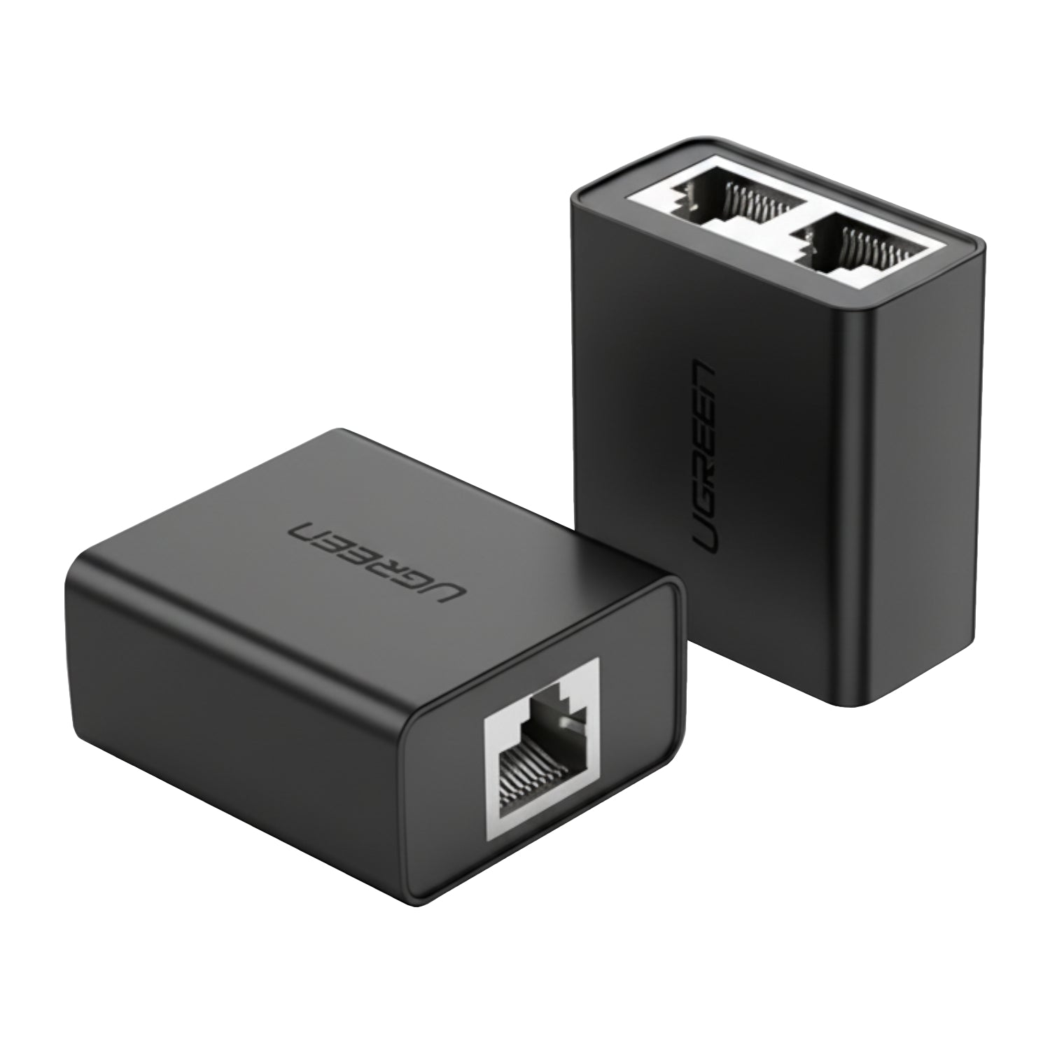 Image 1 for UGREEN RJ45 Splitter Adapter 2 Pack (Black)