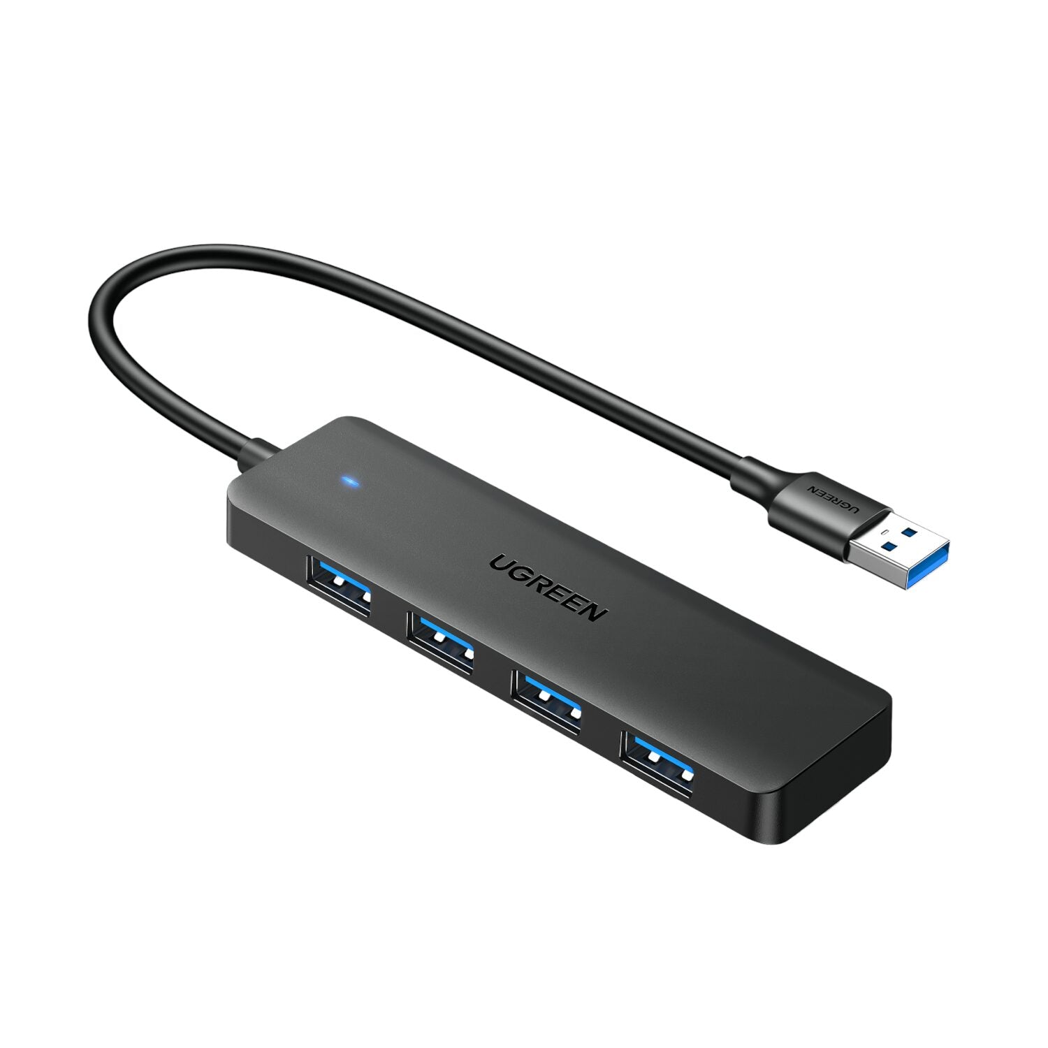 Image 2 for UGREEN 4-in-1 USB 3.0 Hub - High-Speed 5Gbps Data Transfer - Grey