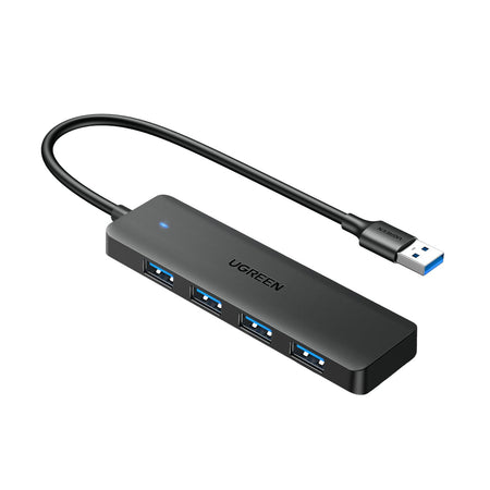 Image 2 for UGREEN 4-in-1 USB 3.0 Hub - High-Speed 5Gbps Data Transfer - Grey