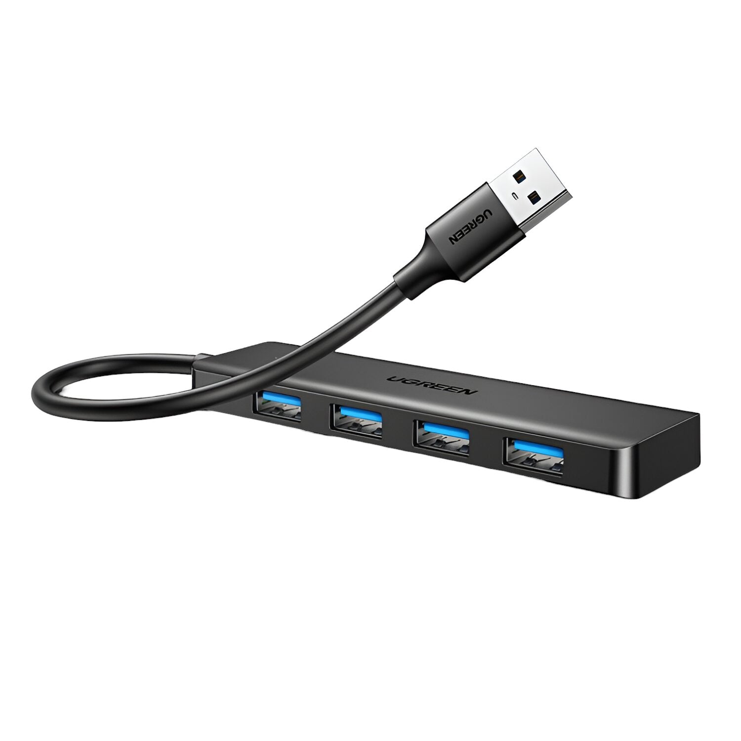 Image 3 for UGREEN 4-in-1 USB 3.0 Hub - High-Speed 5Gbps Data Transfer - Grey