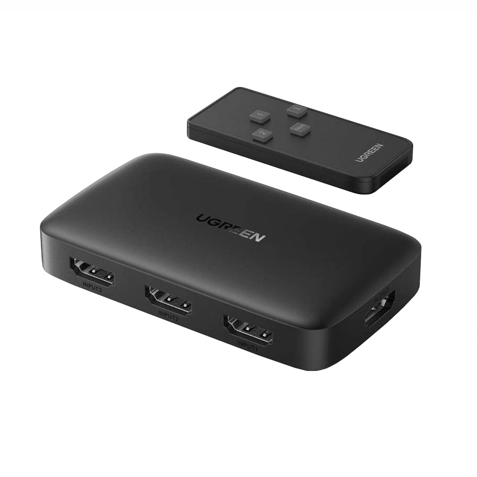 Image 2 for UGREEN CM332 3-in-1 HDMI 1.4 Switch 4K