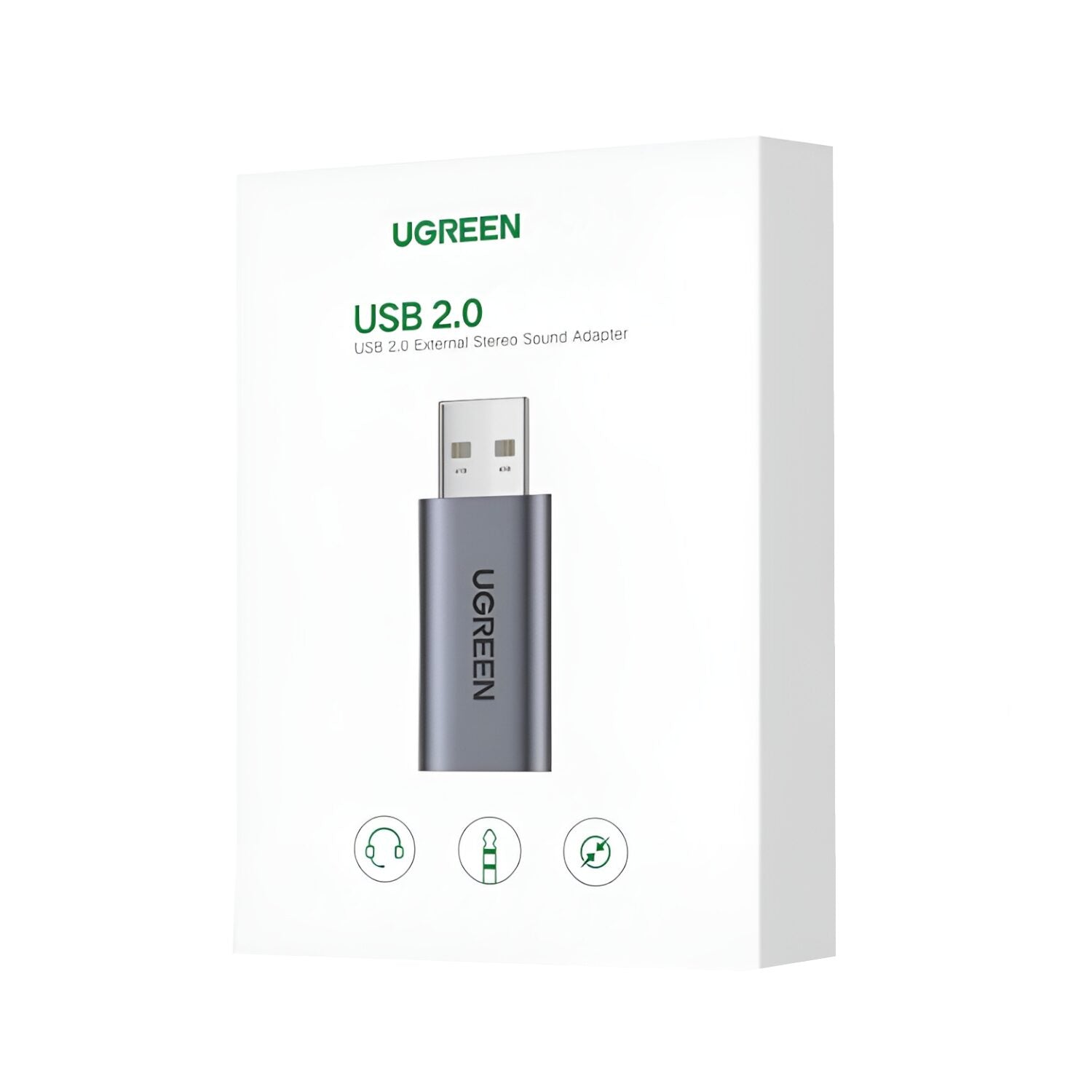Image 6 for UGREEN CM383-80864 USB-A to 3.5mm Audio Jack External Sound Adapter - Silver