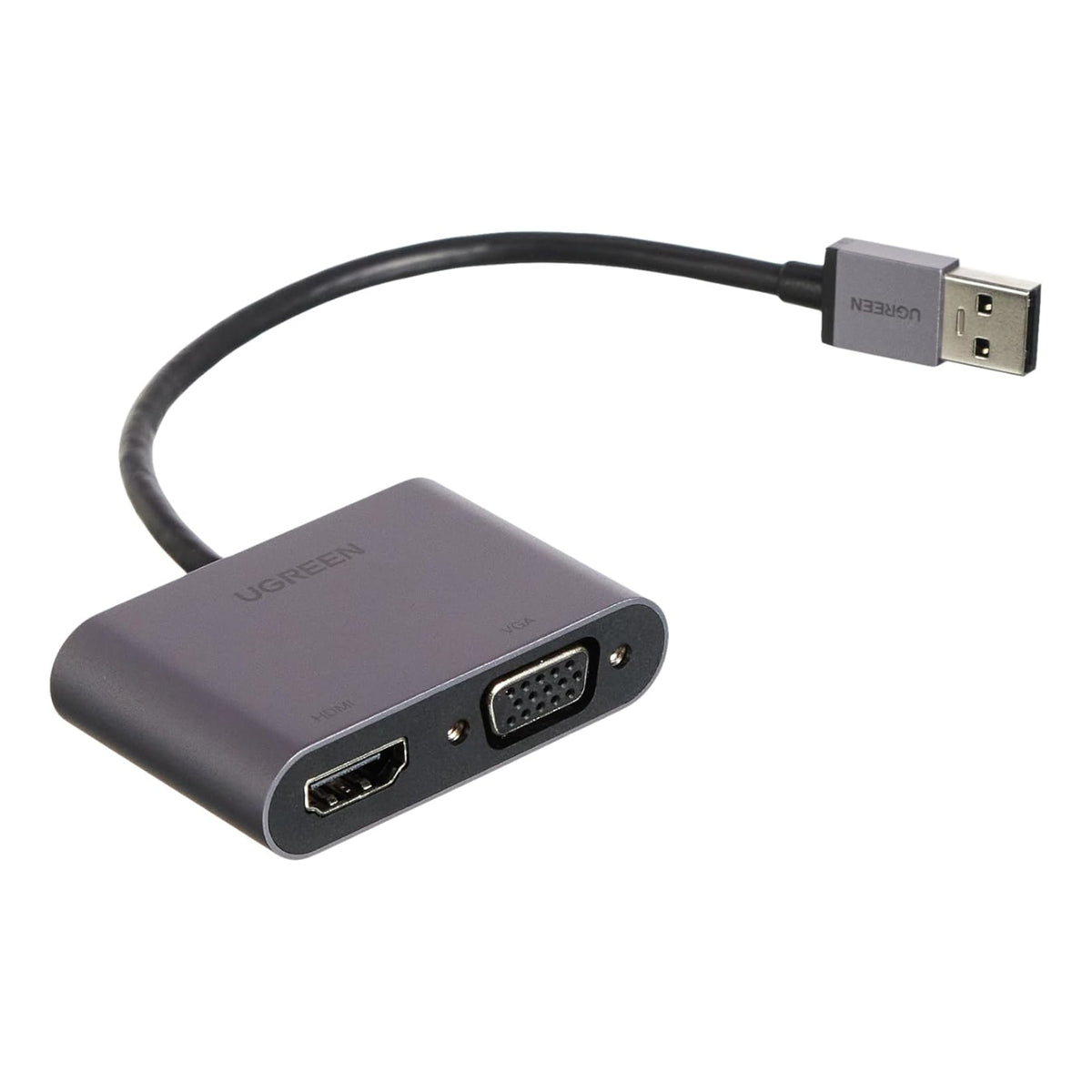 Image 1 for UGREEN CM449 USB-A to HDMI + VGA 1080P Display Adapter