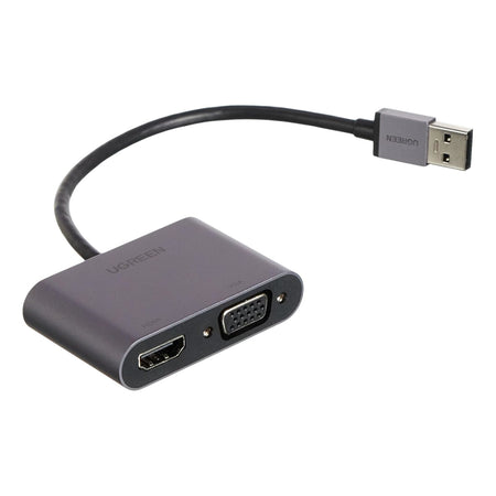 Image 1 for UGREEN CM449 USB-A to HDMI + VGA 1080P Display Adapter