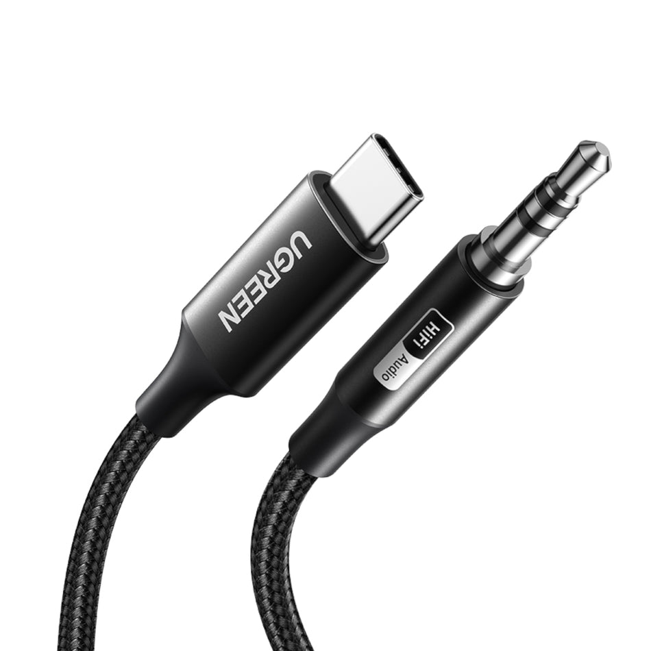 Image 1 for UGREEN USB Type-C to 3.5mm AUX Audio Cable 1M - Black