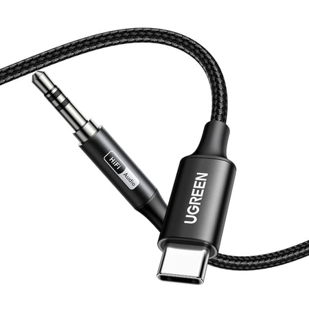 Image 2 for UGREEN USB Type-C to 3.5mm AUX Audio Cable 1M - Black